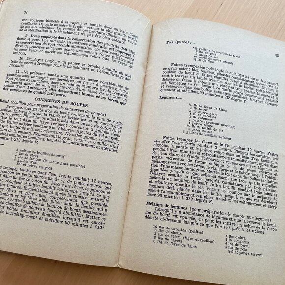 Brochures antiques - Les conserves et Livre culinaire de levain Royal - Picture 5 of 16